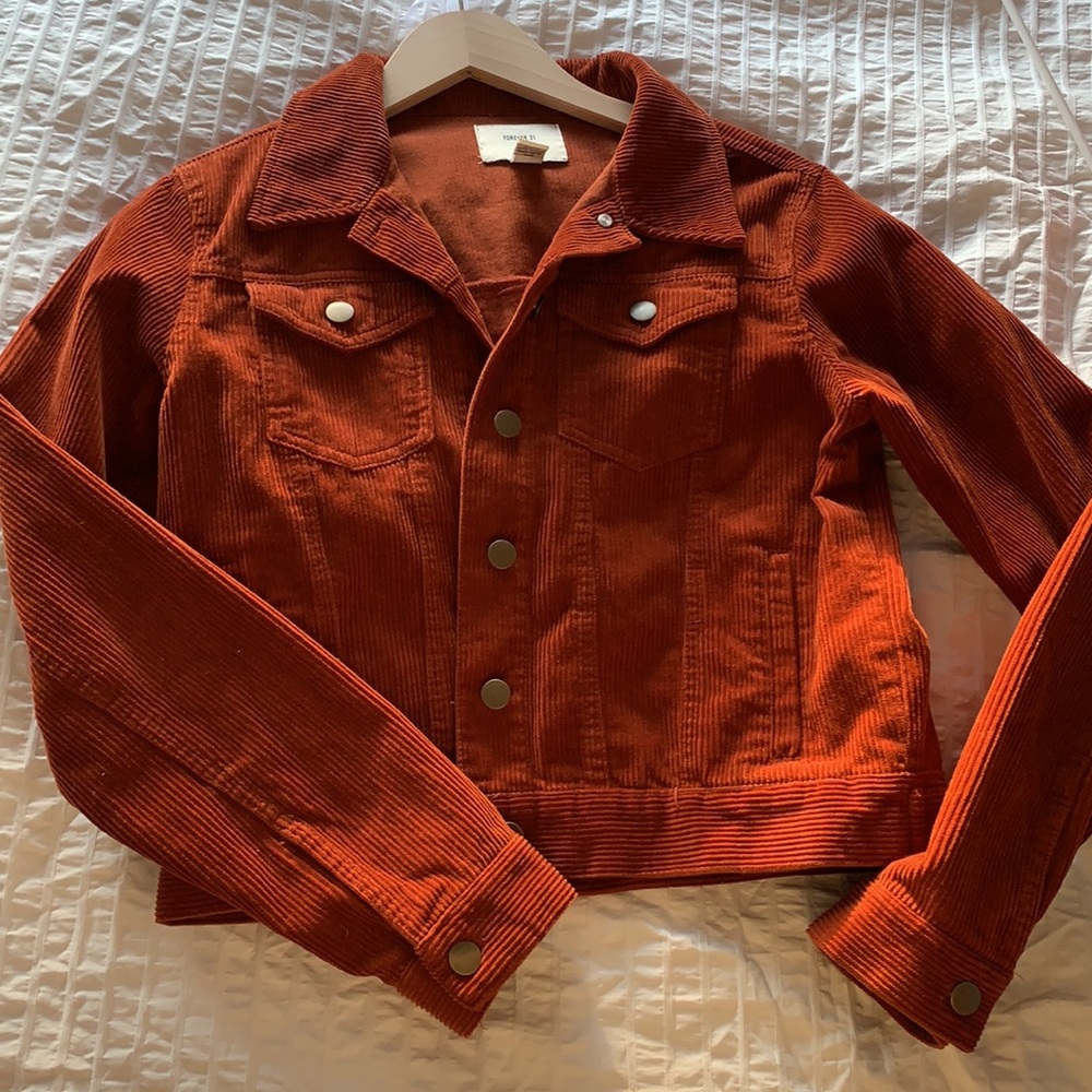 Rust Colored Corduroy Jacket